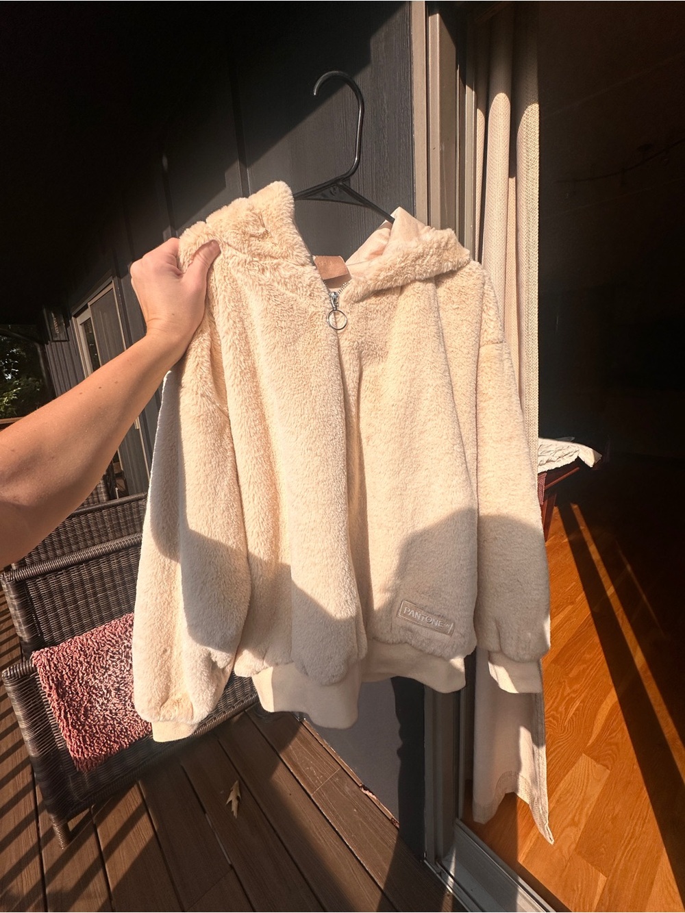 Cozy Cream Zip-Up Hoodie Jacket + FREE MYSTERY GIFT